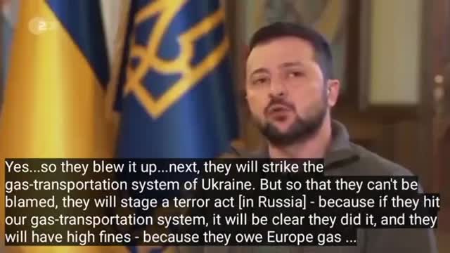 Deranged Zelensky appears to think Russia really cares if Europe has NO GAS this winter