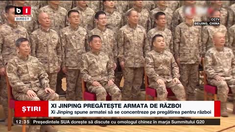 XI JINPING PREGĂTEȘTE ARMATA DE RĂZBOI_Știri B1_10 nov 2022