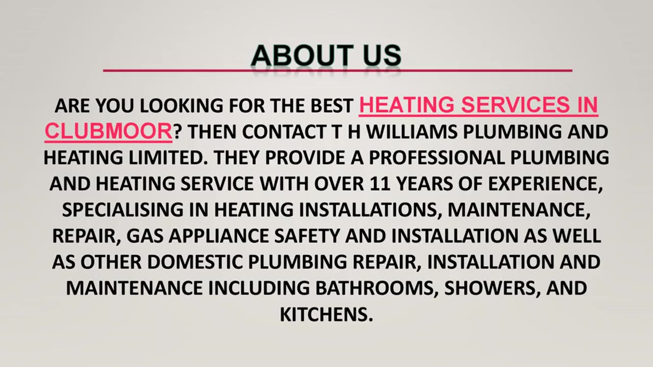 Best Heating Services in Clubmoor