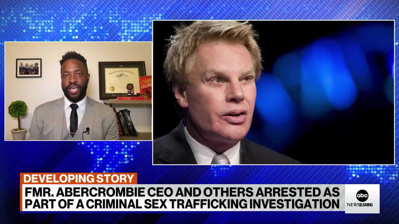 Former Abercrombie CEO arrested in sex trafficking investigation