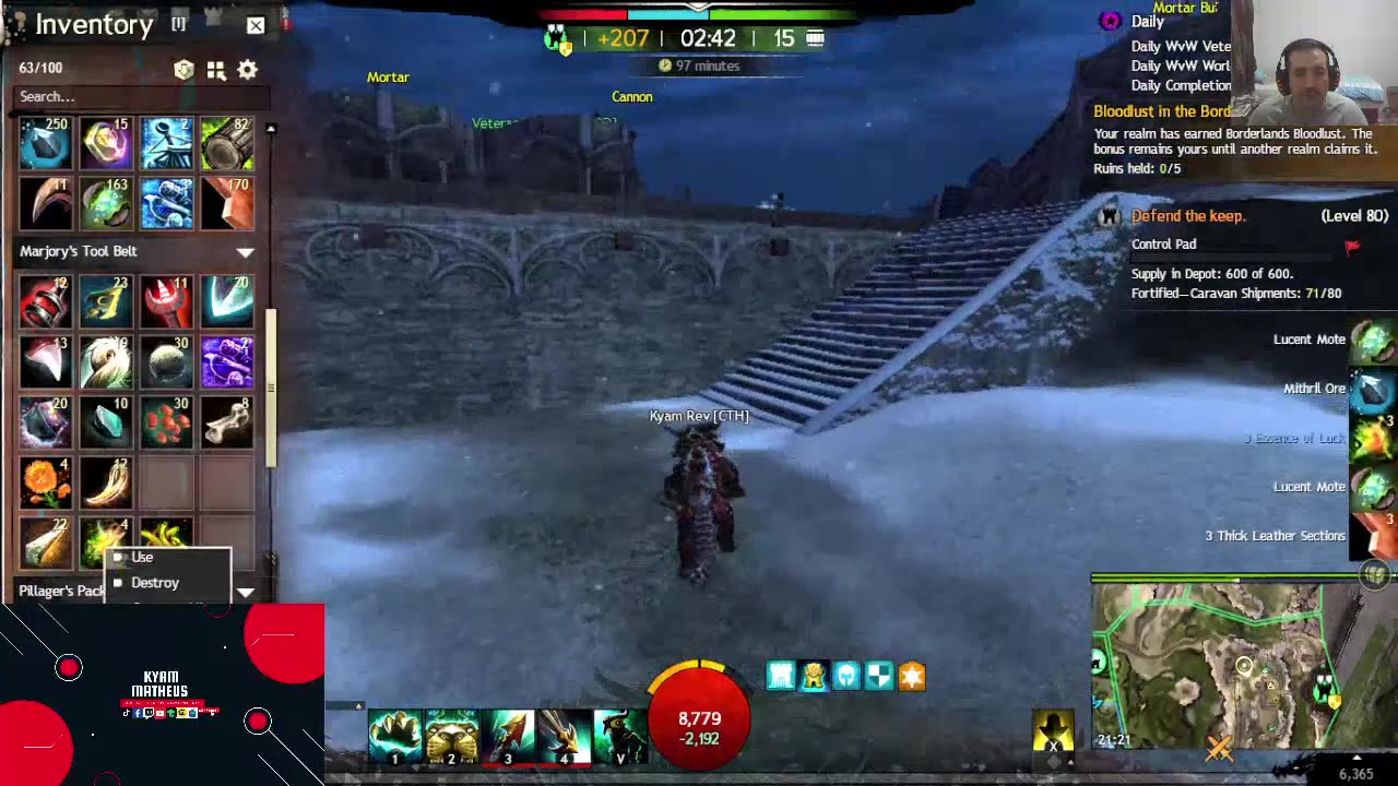 GW2 -FARMING ,SPVP and WvW MULTICLASS !!!!!