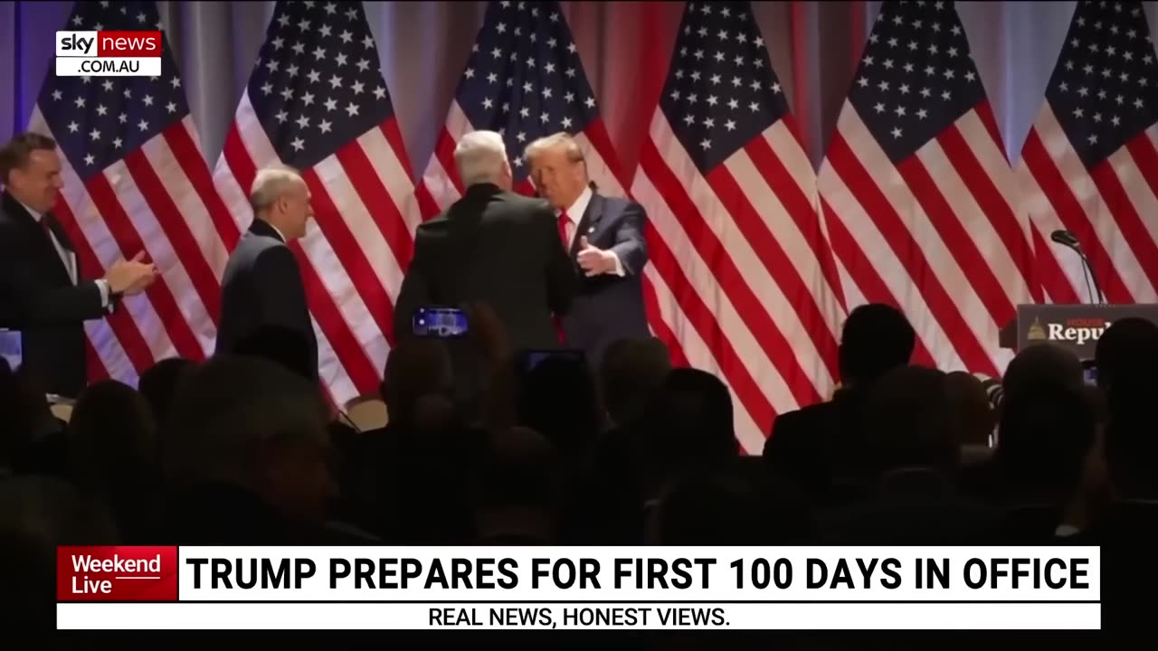 ‘Golden age of America’ Donald Trump prepares for first 100 days in office