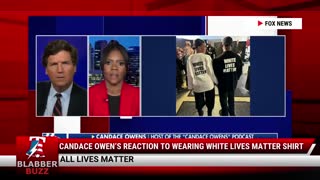 Candace Owen’s Reaction To Wearing White Lives Matter Shirt