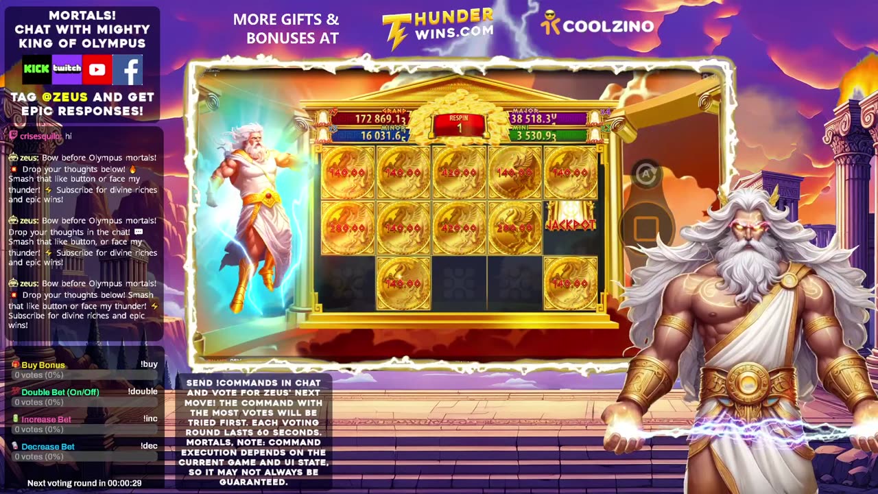 Big wins Power of Zeus