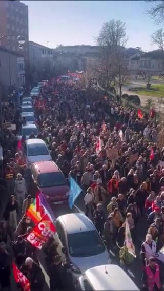 Another "protest” in France.