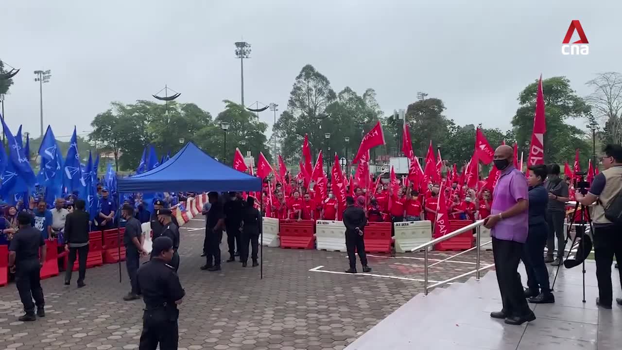 Supporters show up in force at nomination centres