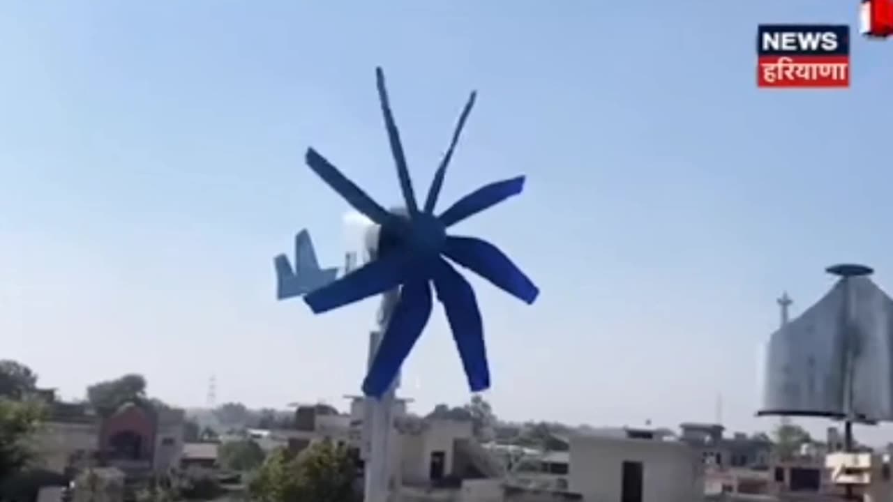 The old man make electricity device by hand