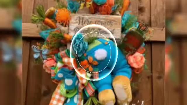 32+latest easter wreath decoration ideas for beginners