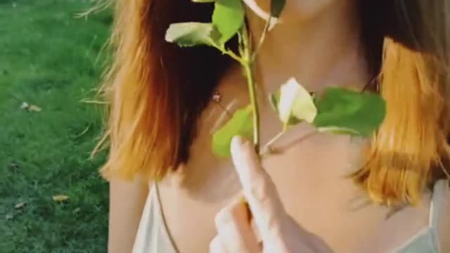 Girl have a flower for you