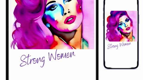 Strong Women, Strong World! Wall Art / Print and Phone Wallpaper Instant Download ❤️