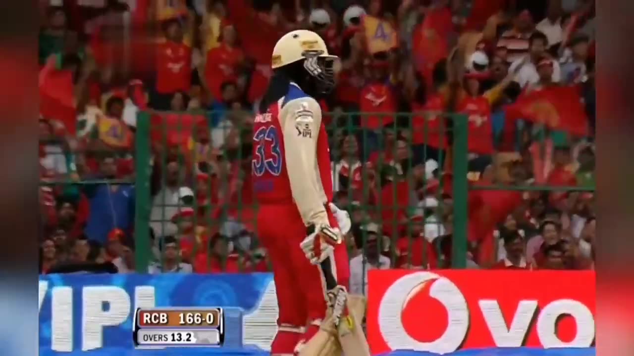 Chris Gayle Smash 175 Runs in Just 66 Balls - The Epic IPL 2013 Showdown! RCB vs Pune warriors