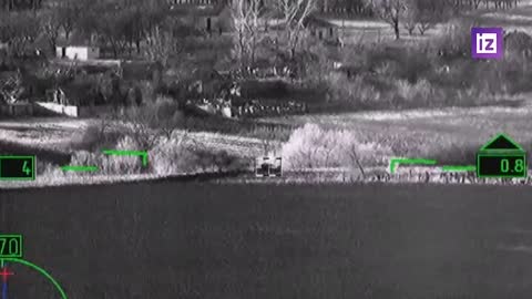 KA-52 Alligator Destroys Ukrainian Tank