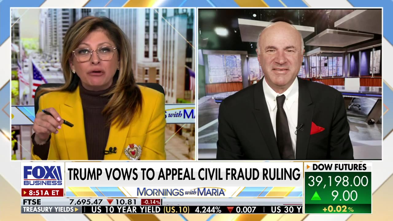 O’Leary ‘very concerned about seizing assets' amid Trump civil fraud verdict