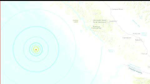 Massive Earthquake Strikes near Canada!!