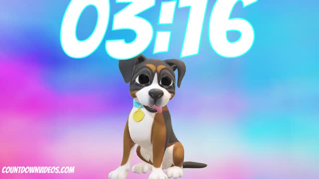 5 Minute Cute Puppy Timer!