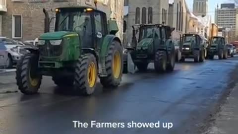Farmers join the truckers