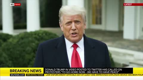 Trump Go home, we love you, you're very special