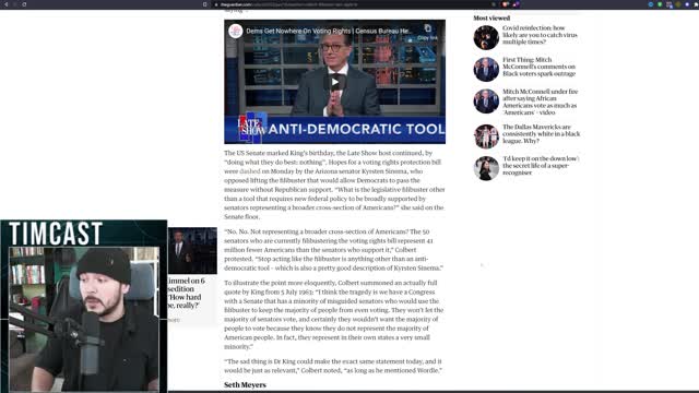 Colbert Calls For Abolishing The Senate, Democrats Push INSANE Authoritarianism As U.S. Falls Apart