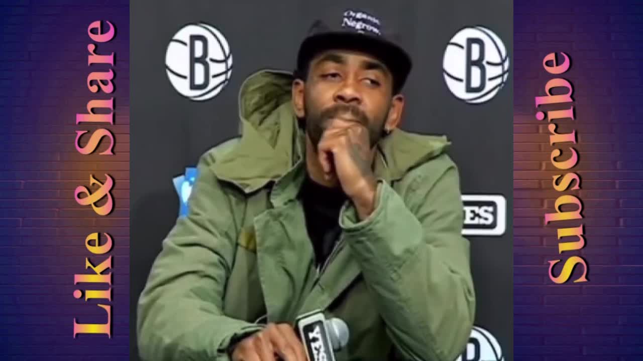 Kyrie Ivring questioned about black israelities rallied outside Barclays Center