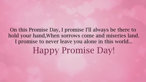 Promise day