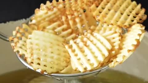 A waffle fry is a powerful tool for happiness