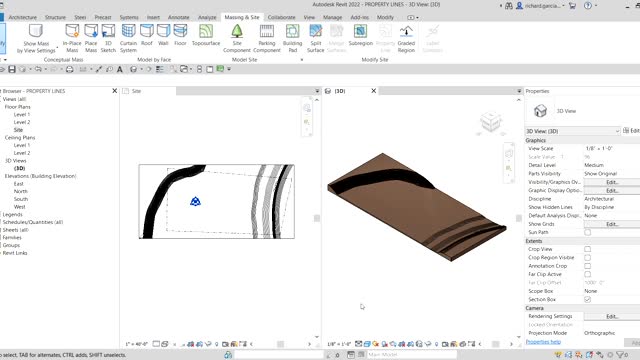 AUTODESK REVIT ARCHITECTURE 2022: CREATING PROPERTY LINES