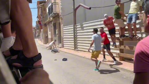 Bulls are far scarier than you think! #Spain