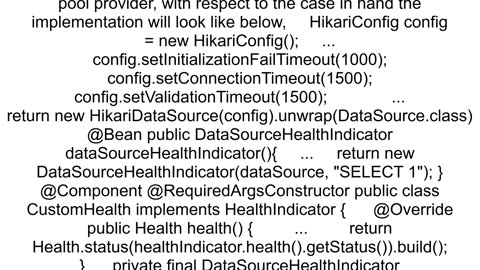 Disabling HealtCheck for specific DataSources in Spring Actuator