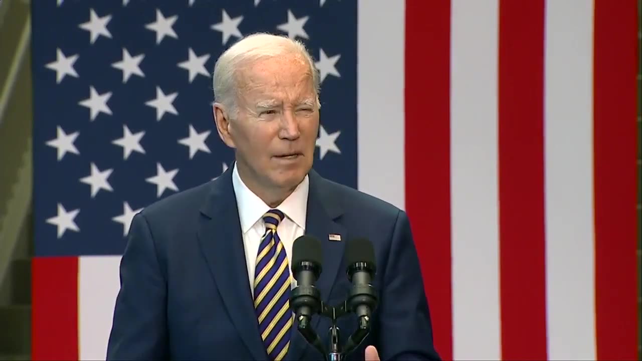 Biden's Attempt to Speed-Read Through His Telepromter
