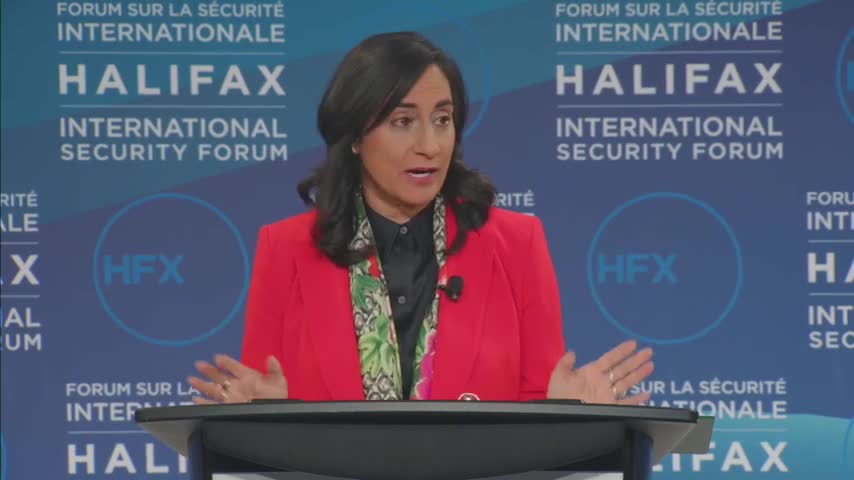 2022 Halifax International Security Forum: Anita Anand opening remarks – November 18, 2022