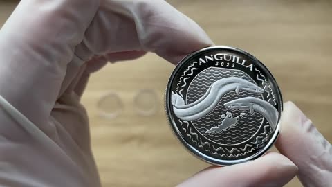 EC8 EEL 2022 ANGUILLA 1 oz silver $2 BU