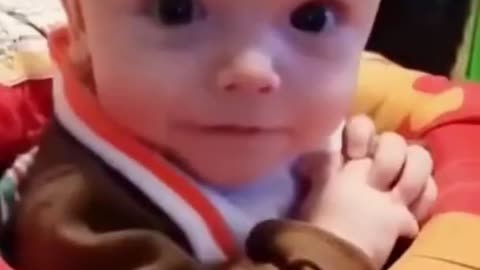 Funny Baby Videos playing # Short