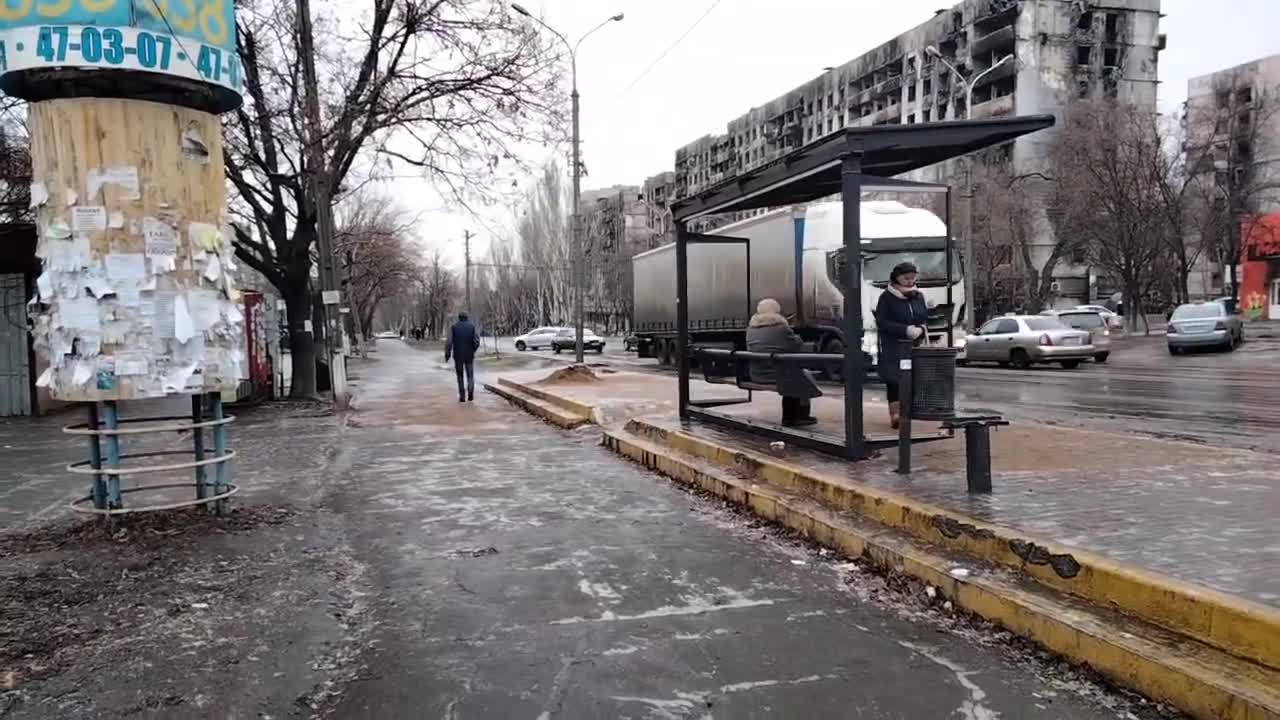 Ukrainians grapple with first winter in Russian-occupied Mariupol