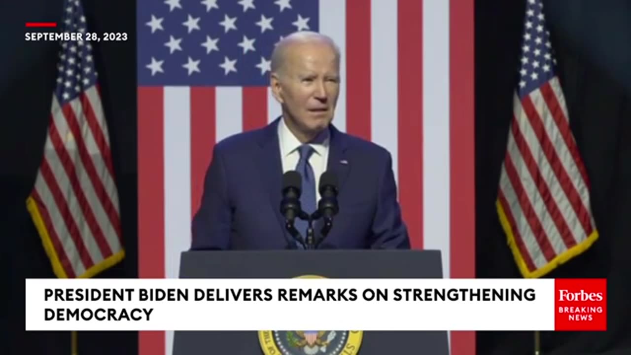 BREAKING NEWS: Joe Biden Calls Out MAGA Republicans During Speech On Strengthening Democracy