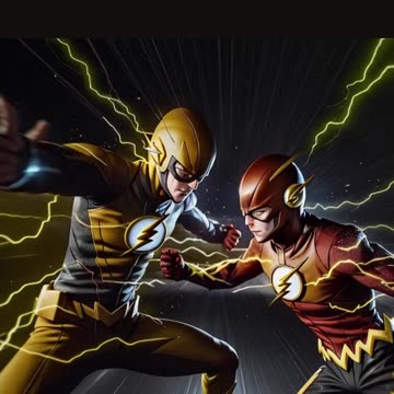 The Flash Vs Reverse Flash Animated Video