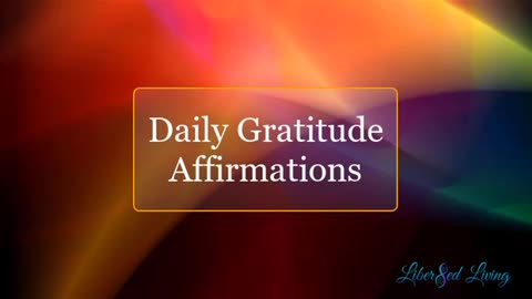 Daily Gratitude Affirmations
