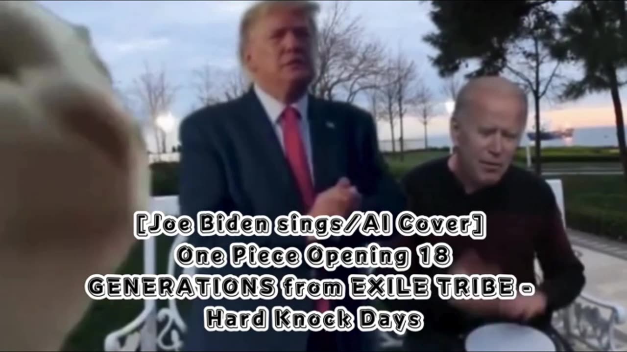 [Joe Biden sings/AI Cover] One Piece Opening 18 Generations from Exile Tribe - Hard Knock Days