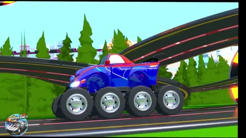 Wheels on the bus go round and round nursery rhymes 