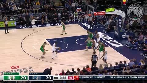 Jaylen Nowell dunks all over Jabari Parker to give the Timberwolves