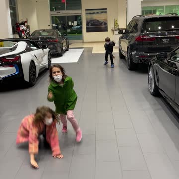 Red Light, Green Light, Game at BMW dealership