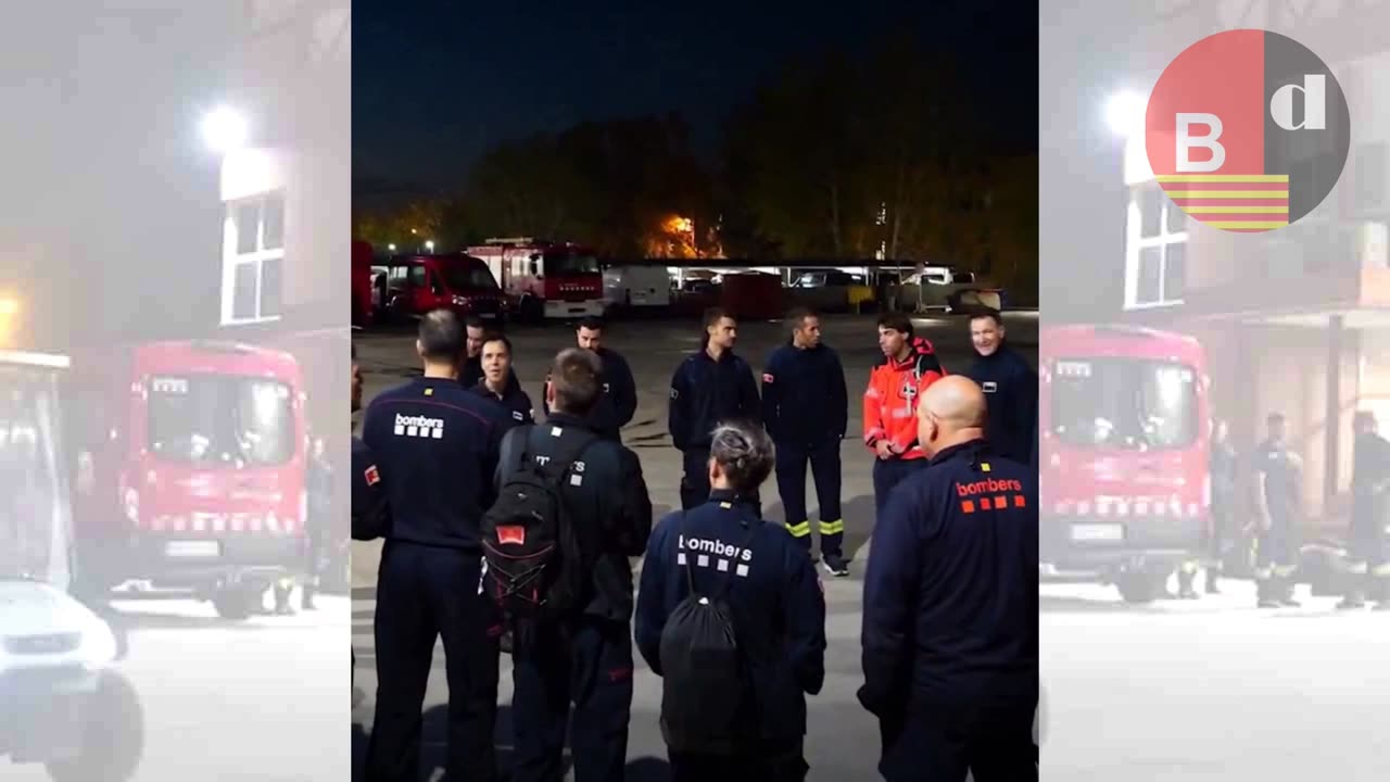 En marcha el cuarto cupo de los Bomberos hacia València