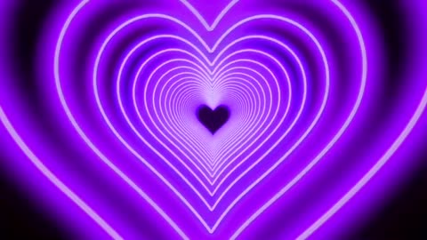 Neon Heart - Purple