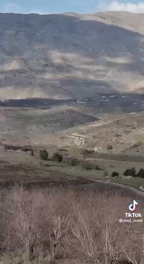 Israelis Demining Operations Near the Border with Lebanon