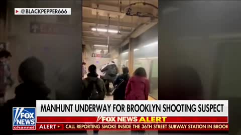 WATCH: Brooklyn Subway Shooting CHAOS As Smoke Comes Out of Train