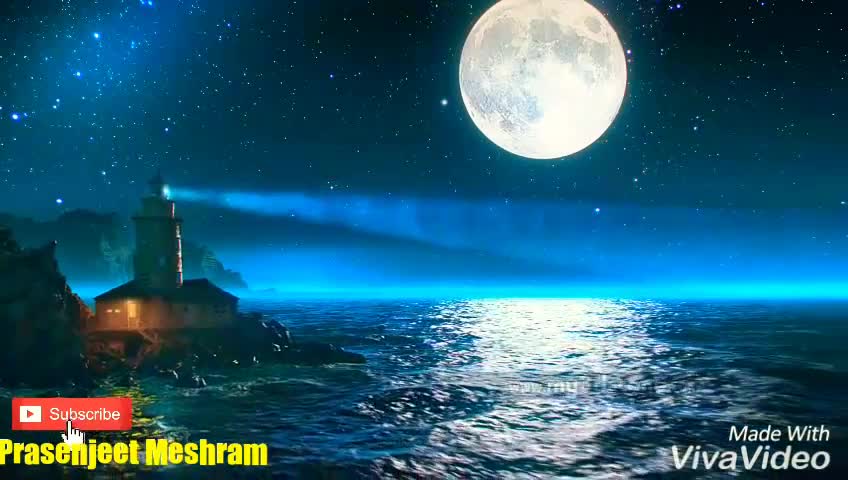 Amazing 3d🌛Moon🌜 Musical video by Prasenjeet Meshram