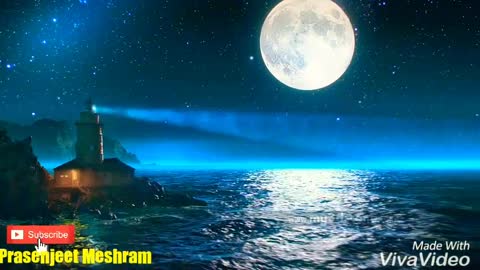 Amazing 3d🌛Moon🌜 Musical video by Prasenjeet Meshram