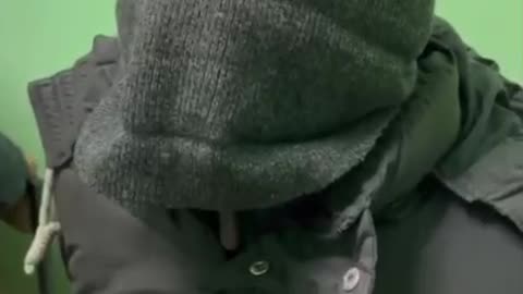 A civilian kidnapped by Ukrainian authority. His crime, his native tongue is Russian