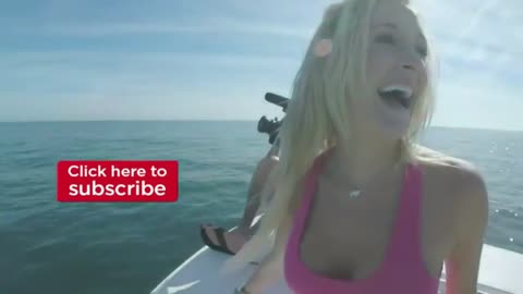 Siren Song of the Sea: Sexy Girls Fishing in the Ocean!