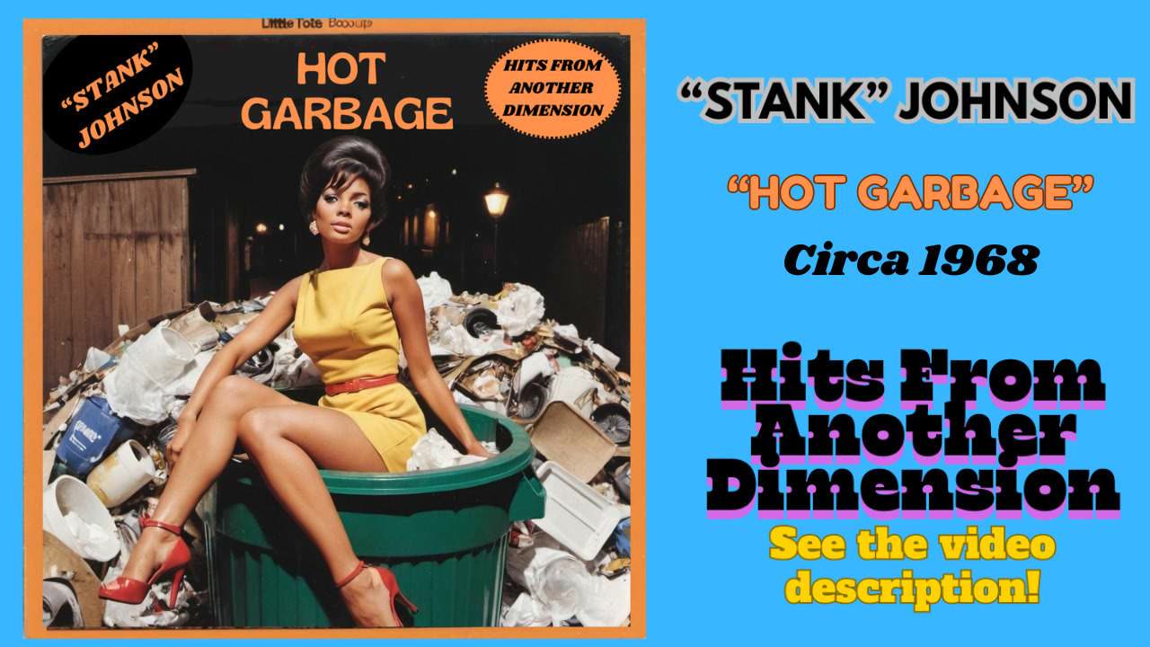 "Stank" Johnson HOT GARBAGE -1968 Fantasy Soul Funk R&B - HITS FROM ANOTHER DIMENSION Obscure Vinyl