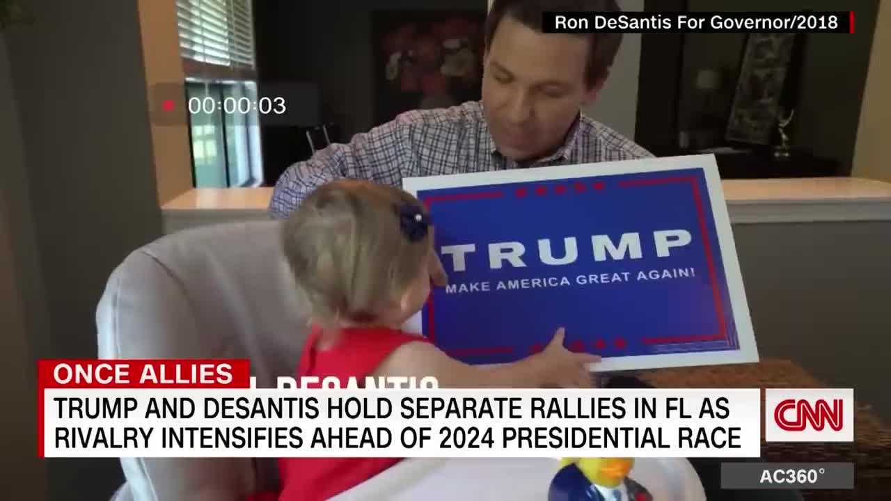 Trump and DeSantis rivalry spills into public view